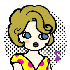 レトロアメリカンガールズ Line スタンプ Line Store