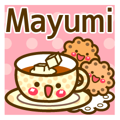 Use the stickers everyday "Mayumi"