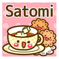 Use the stickers everyday "Satomi"