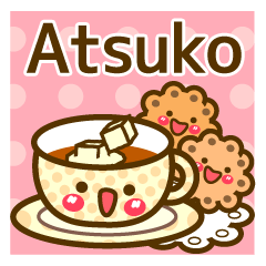 Use the stickers everyday "Atsuko"