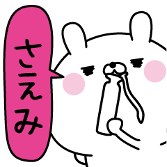 Saemi super only Name sticker