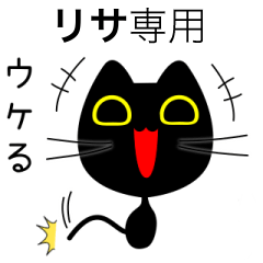 【リサ】専用の黒猫です