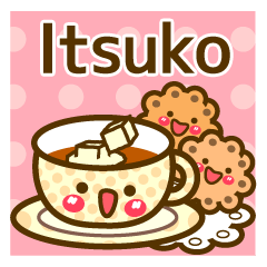 Use the stickers everyday "Itsuko"