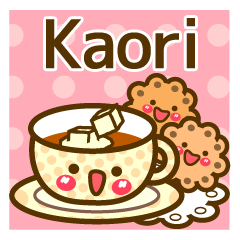 Use the stickers everyday "Kaori"