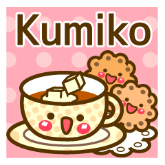 Use the stickers everyday "Kumiko"