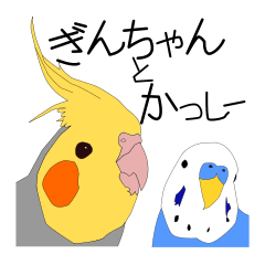 ぎんちゃんとかっしー インコさん 日常 Line スタンプ Line Store
