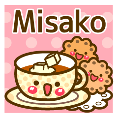 Use the stickers everyday "Misako"