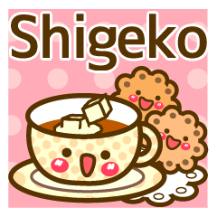 Use the stickers everyday "Shigeko"