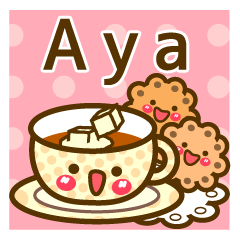 Use the stickers everyday "Aya"