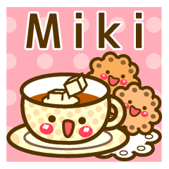 Use the stickers everyday "Miki"