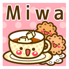 Use the stickers everyday "Miwa"