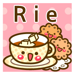 Use the stickers everyday "Rie"