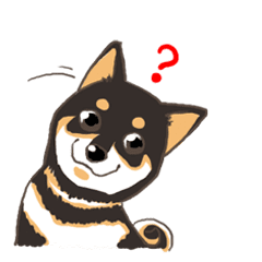 柴犬と黒芝 豆しばの基本セットと挨拶 Line スタンプ Line Store