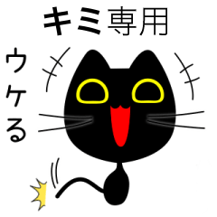 【キミ】専用の黒猫です