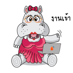 Gorgeous lady hippo Zoe (Thai version)