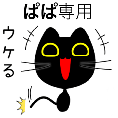 【ぱぱ】専用の黒猫です
