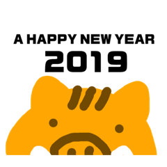A HAPPY NEW YEAR of Wild Boar