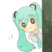 HATSUNE MIKU sticker natural