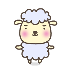 "Lamutarou"the sheep Sticker 2