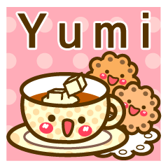 Use the stickers everyday "Yumi"