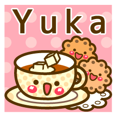 Use the stickers everyday "Yuka"
