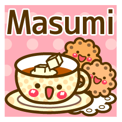 Use the stickers everyday "Masumi"