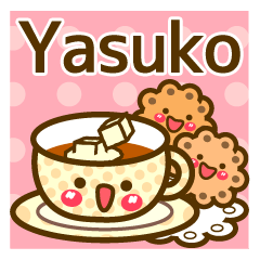 Use the stickers everyday "Yasuko"