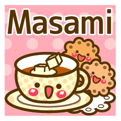 Use the stickers everyday "Masami"