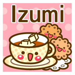 Use the stickers everyday "Izumi"