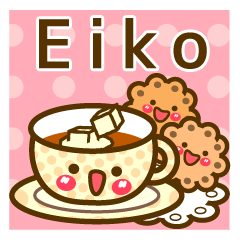 Use the stickers everyday "Eiko"