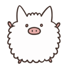 White boar