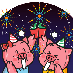 HAPPY NEW YEAR LUCKY PIGGY