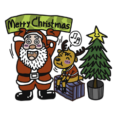 Merry Christmas Sticker 01