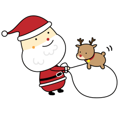 Gluttonous Santa Claus