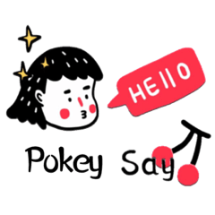 Pokey-名字-Sticker