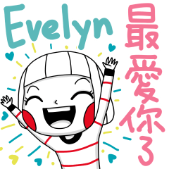 Evelyn's sticker