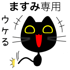 【ますみ】専用の黒猫です