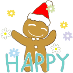 gingerbread Man-Merry Christmas-2