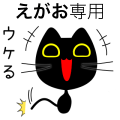 【えがお】専用の黒猫です