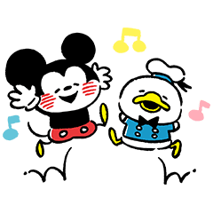 Disney Mickey Friends By Kanahei Line Stickers Line Store
