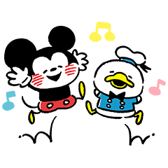 Disney Mickey Friends By Kanahei Line Stickers Line Store