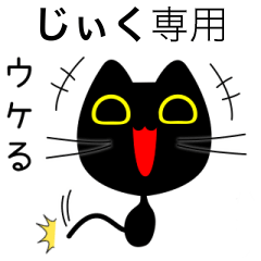 【じぃく】専用の黒猫です