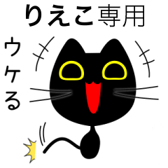 【りえこ】専用の黒猫です