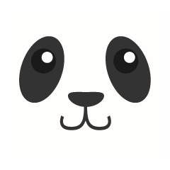 Panda Face by TeJiStudio