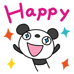 The Marshmallow panda 25 (Happy)