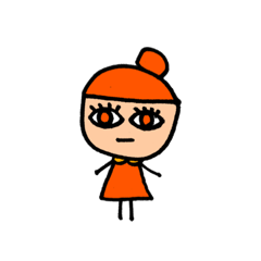 Orange love girl!