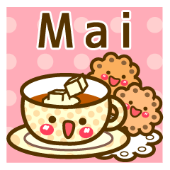 Use the stickers everyday "Mai"