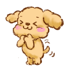 Toy Toy poodle Sticker