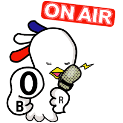 Oosaka Barber Radio official sticker.