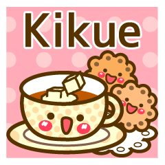 Use the stickers everyday "Kikue"